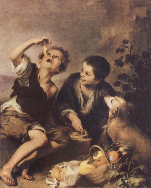 Bartolome Esteban Murillo The Pie Eaters Germany oil painting art
